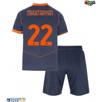 Otroški Nogometni dresi Inter Milan Henrikh Mkhitaryan #22 Tretji 2025-26 Kratek Rokav (+ Kratke hlače)